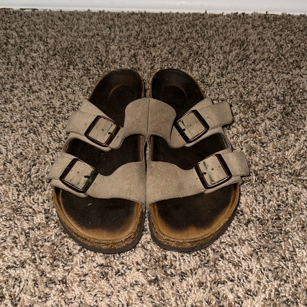 Birkenstock suede sandal